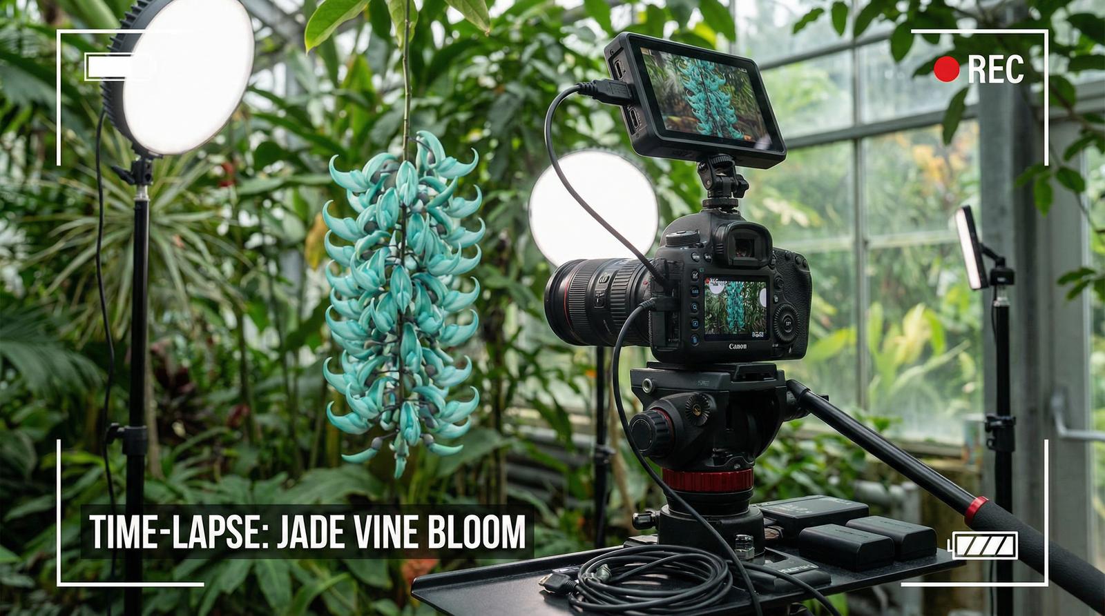 媚黑绿玉藤延时视频