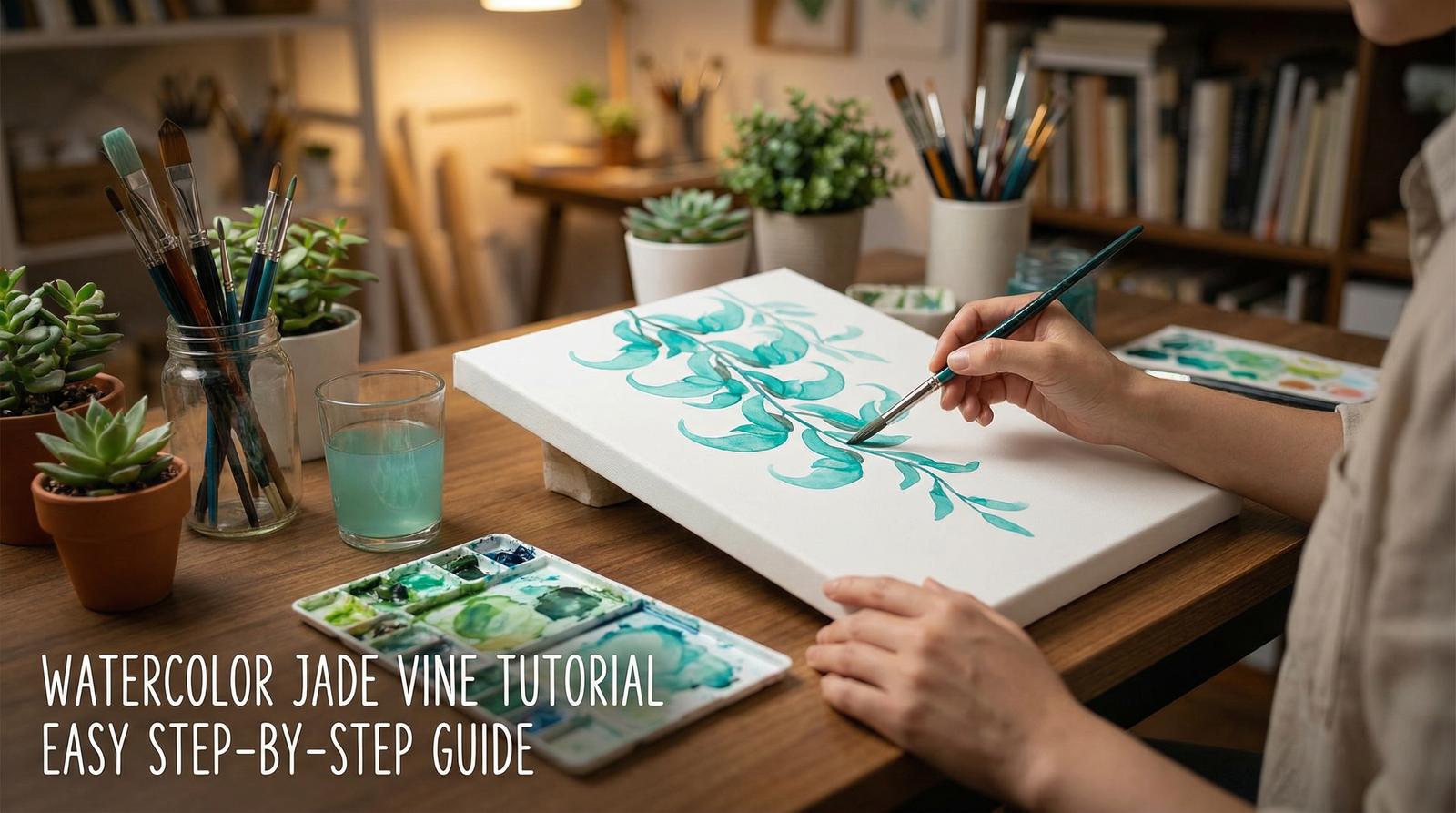 媚黑植物绘画视频教程